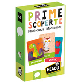 Cover  Prime scoperte flashcards Montessori : carte tattili per tante attività