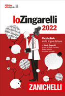 Copertina  Lo Zingarelli : Vocabolario della lingua italiana