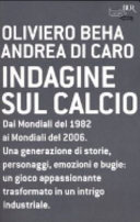 Cover  Indagine sul calcio