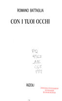 Cover  Con i tuoi occhi