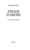 Cover  Strade d'amore